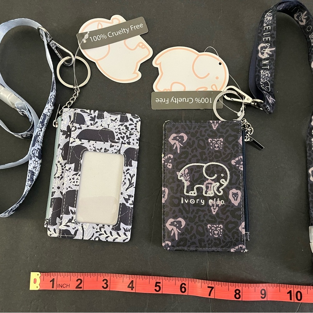 Ivory Ella Blue and Pink Lanyard Set